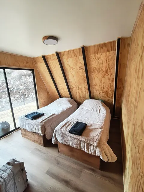 One of the two downstairs bedrooms