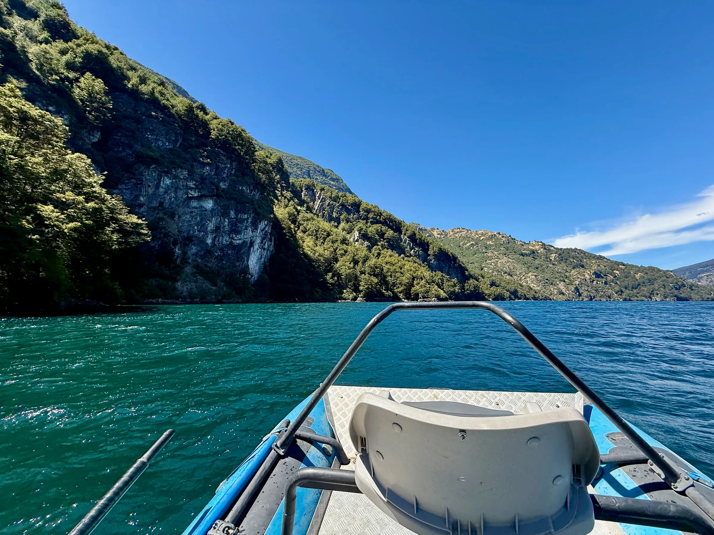 Lago Elizalde from the drift boat